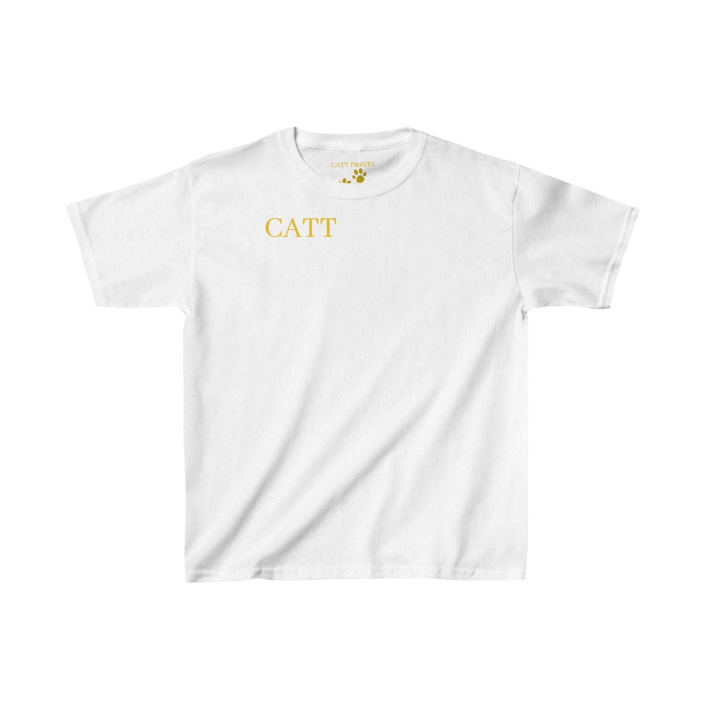 Kids Catt Prints gold and black/white Tee